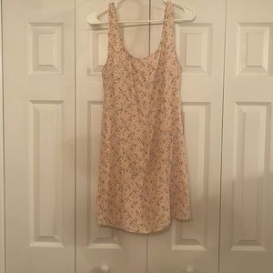 American eagle pink mini sun dress